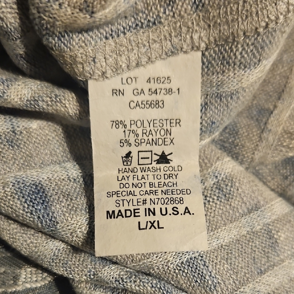 Nally & Millie Blue Mixed Animal Print Knit Top – Size L/XL NWT - Picture 13 of 13